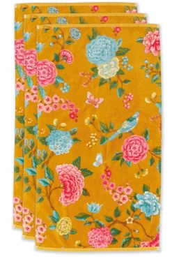 Pip Studio Badhanddoek Set/3 Good Evening 55X100 Cm Geel Sale