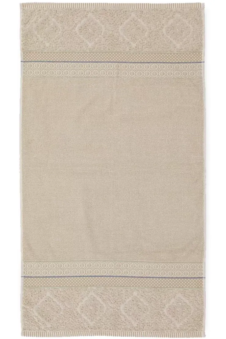 Pip Studio Badhanddoek Set/3 Soft Zellige 55X100 Cm Khaki New