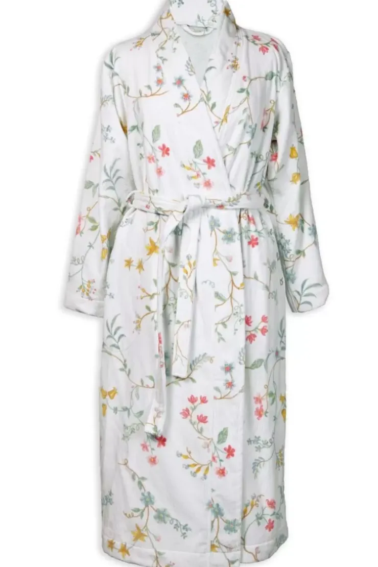 Pip Studio Badjas Les Fleurs Wit Hot