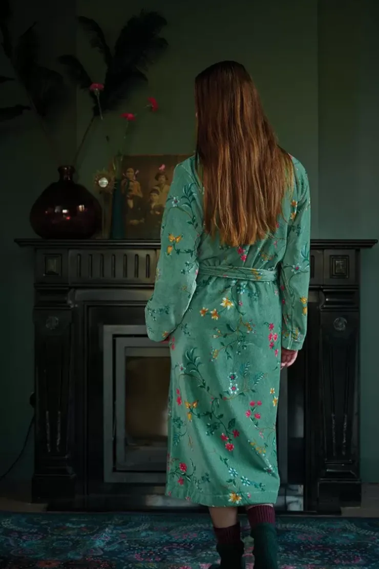 Pip Studio Badjas Les Fleurs Groen New