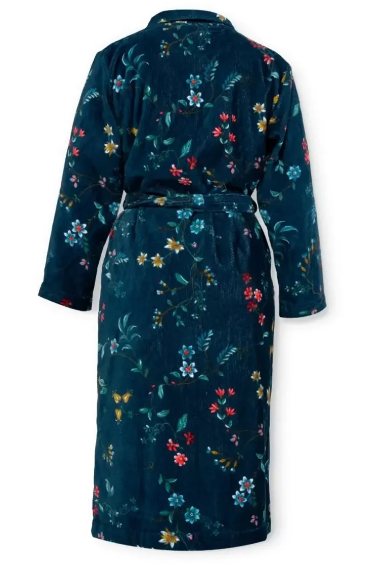 Pip Studio Badjas Les Fleurs Donker Blauw Hot