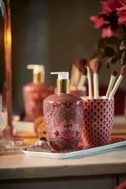 Pip Studio Badkamer Accessoires Set/3 Kyoto Festival Donker Roze New