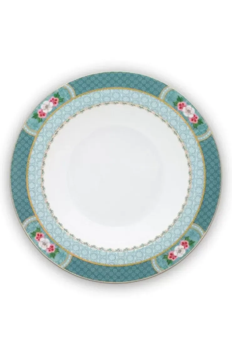 Pip Studio Blushing Birds Diep Bord 21,5 Cm Blauw Sale