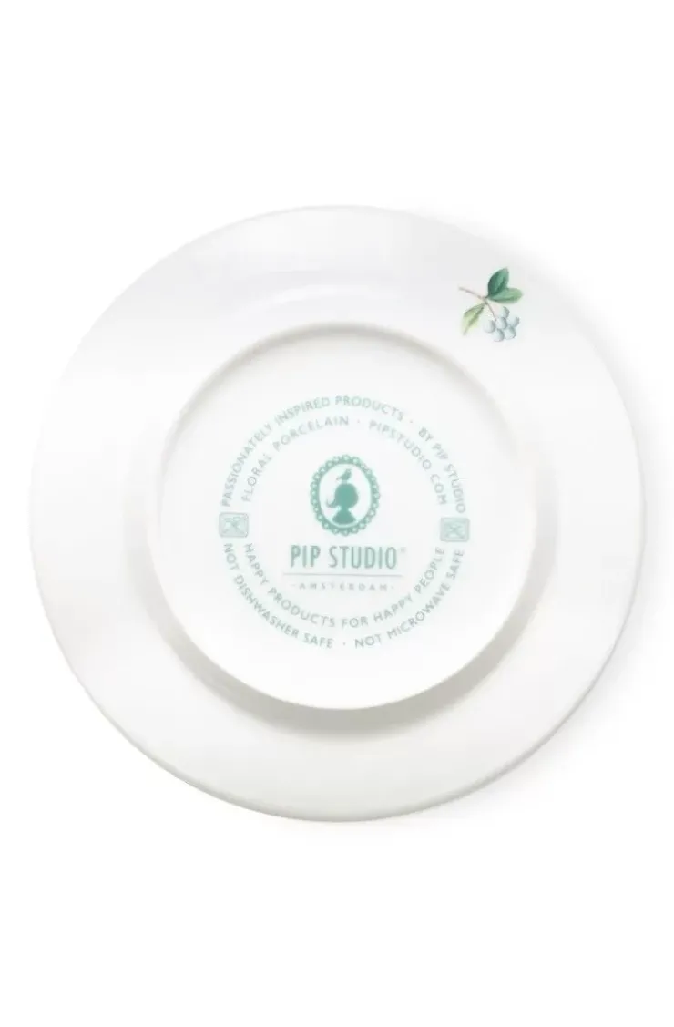 Pip Studio Blushing Birds Gebaksbord Blauw 17 Cm