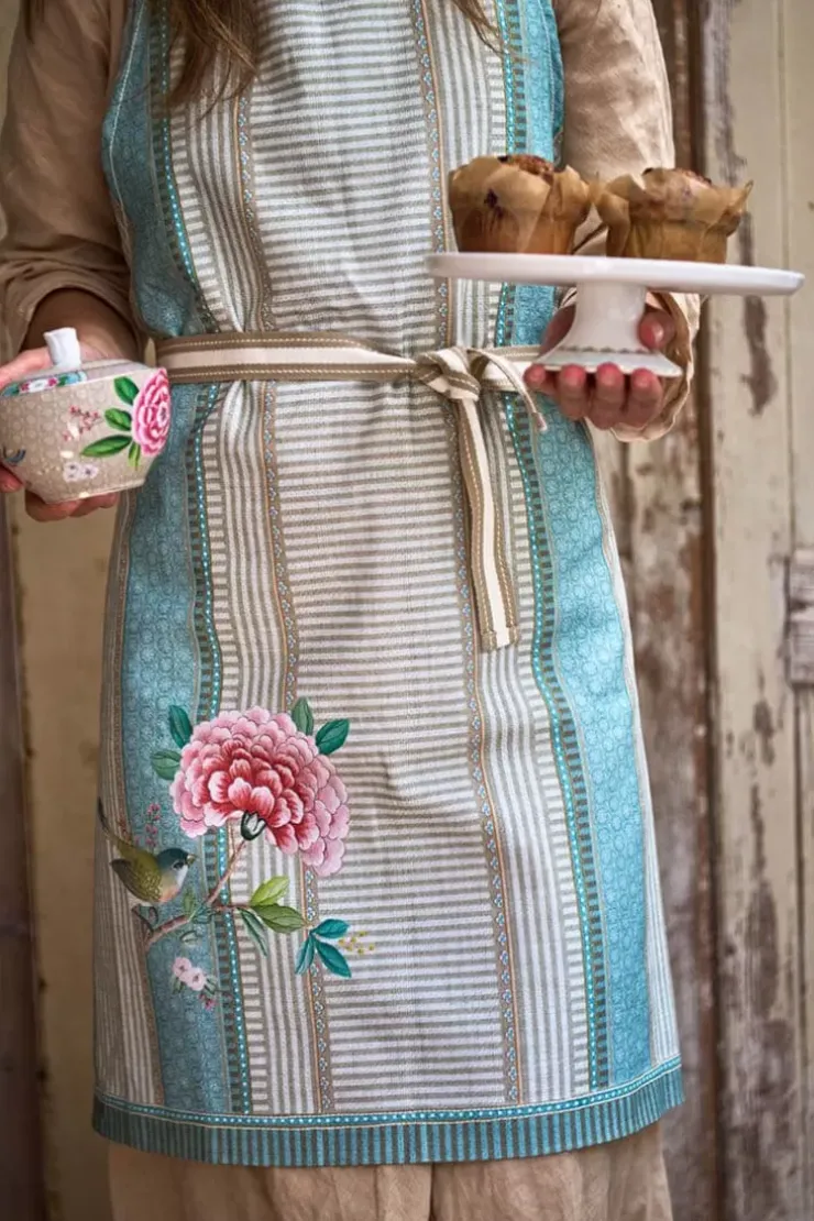 Pip Studio Blushing Birds Keukenschort Blauw New