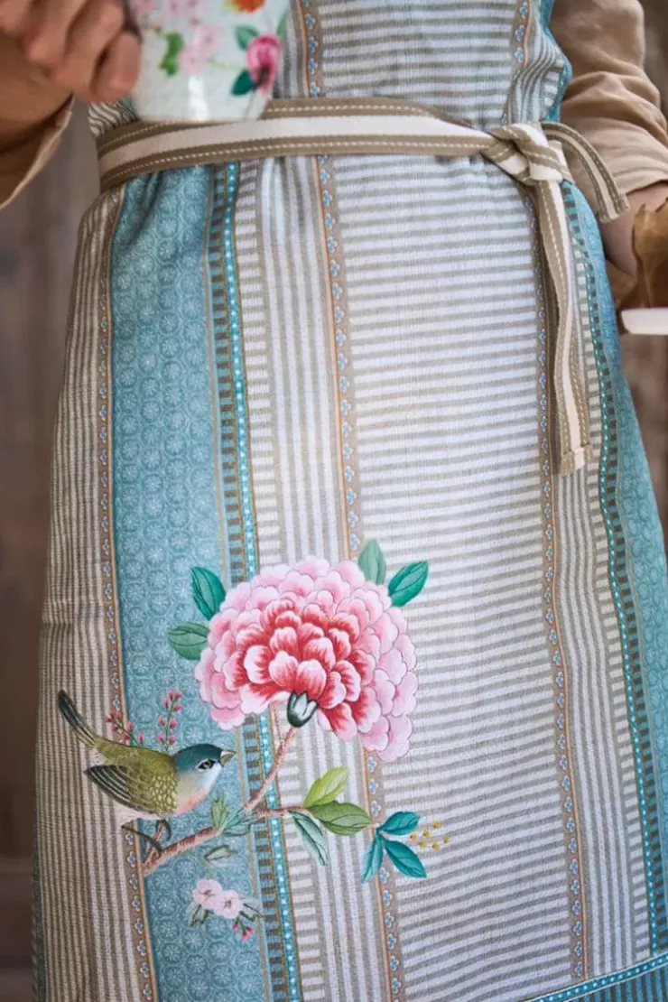 Pip Studio Blushing Birds Keukenschort Blauw New