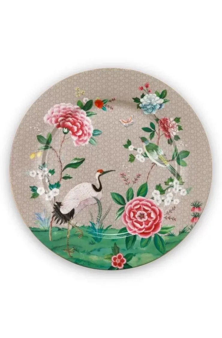 Pip Studio Blushing Birds Onderbord 32 Cm Khaki New