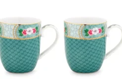 Pip Studio Blushing Birds Set/2 Mokken Klein Blauw Online