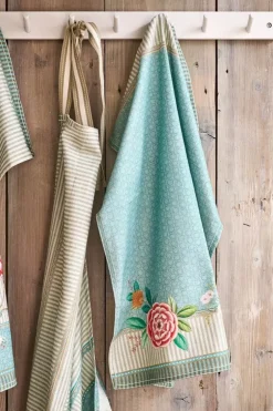 Pip Studio Blushing Birds Theedoek Blauw Best