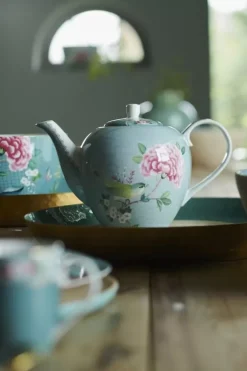 Pip Studio Blushing Birds Theepot Groot Blauw