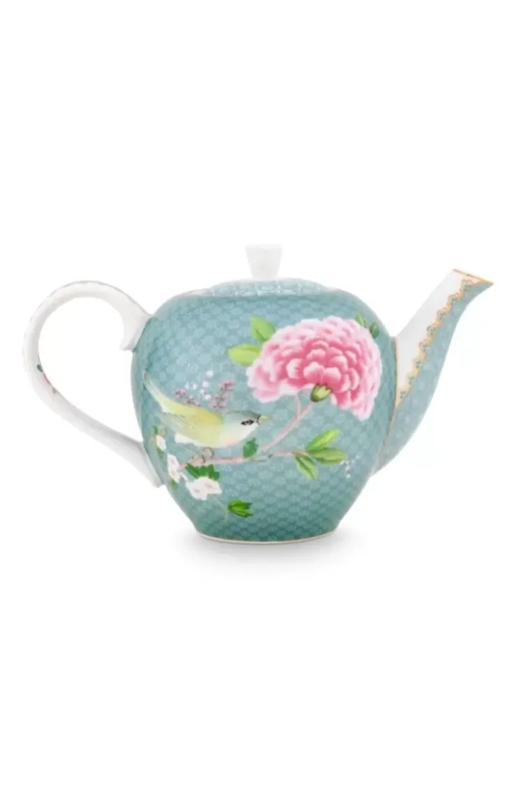 Pip Studio Blushing Birds Theepot Klein Blauw Hot