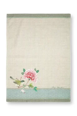 Pip Studio Blushing Birdstheedoek Khaki Clearance