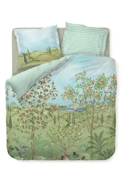 Pip Studio Dekbedovertrek La Campagna Groen New