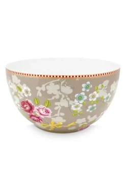 Pip Studio Early Bird Kom Chinese Rose 18 Cm Khaki Outlet