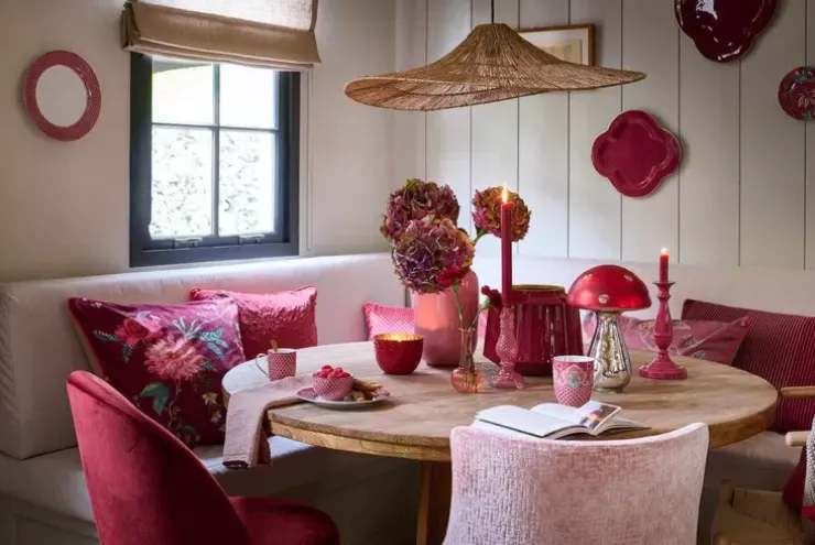 Pip Studio Fancy Schaal Groot Donker Roze Clearance