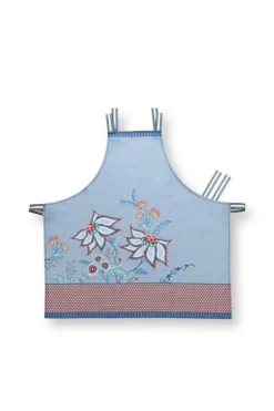 Pip Studio Flower Festival Keukenschort Blauw Outlet