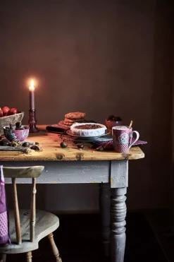 Pip Studio Flower Festival Mok Xl Deco Donker Roze Outlet