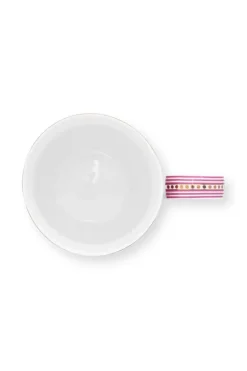 Pip Studio Flower Festival Mok Xl Deco Donker Roze Outlet