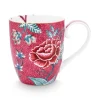 Pip Studio Flower Festival Mok Xl Donker Roze Clearance