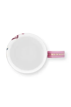 Pip Studio Flower Festival Mok Xl Donker Roze Clearance