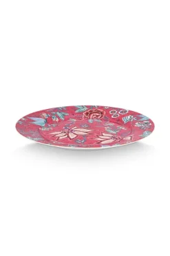 Pip Studio Flower Festival Onderbord Donker 32 Cm Roze Outlet