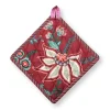 Pip Studio Flower Festival Pot Holder Square Dark Pink
