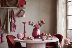 Pip Studio Flower Festival Set/2 Mokken Groot Donker Roze New