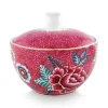 Pip Studio Flower Festival Suikerpot Donker Roze
