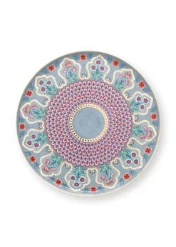 Pip Studio Flower Festival Taartplateau Klein Licht Blauw Hot