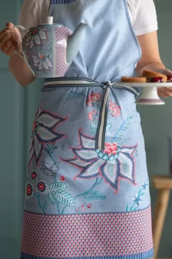 Pip Studio Flower Festival Taartplateau Klein Licht Blauw Hot