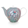 Pip Studio Flower Festival Theepot Groot Licht Blauw Best