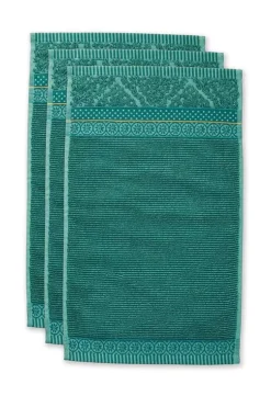 Pip Studio Gastendoek Set/3 Soft Zellige 30X50 Cm Groen Online
