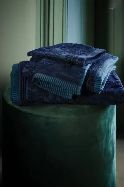 Pip Studio Grote Handdoek Tile De Pip Donker 70X140 Cm Blauw Discount