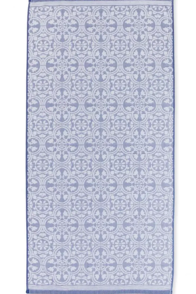 Pip Studio Grote Handdoek Tile De Pip 70X140 Cm Blauw Hot