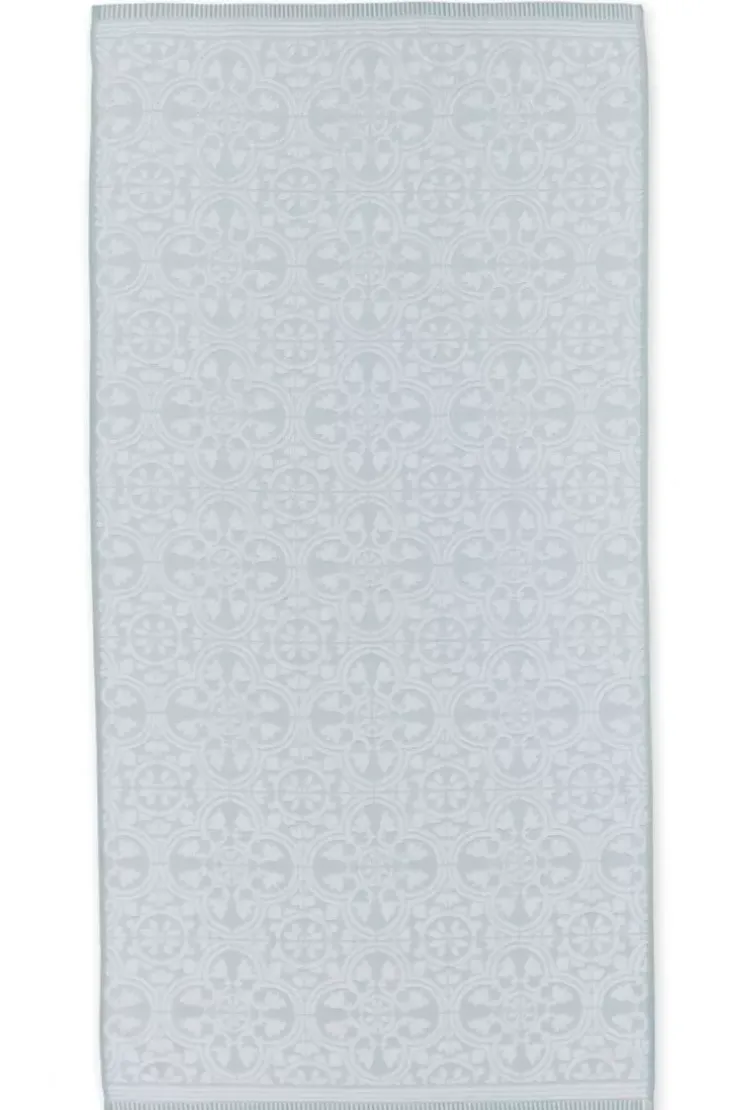Pip Studio Grote Handdoek Tile De Pip Licht 70X140 Cm Blauw Outlet