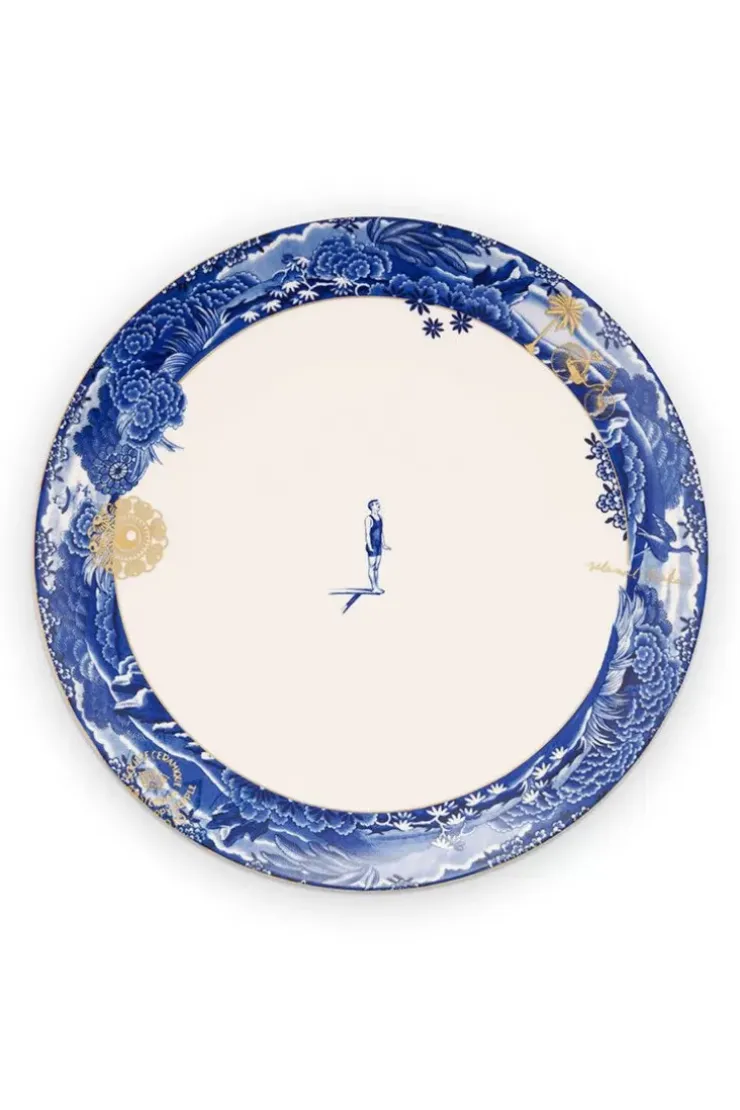 Pip Studio Heritage Dinerbord Grens Blauw 26.5 Cm Discount