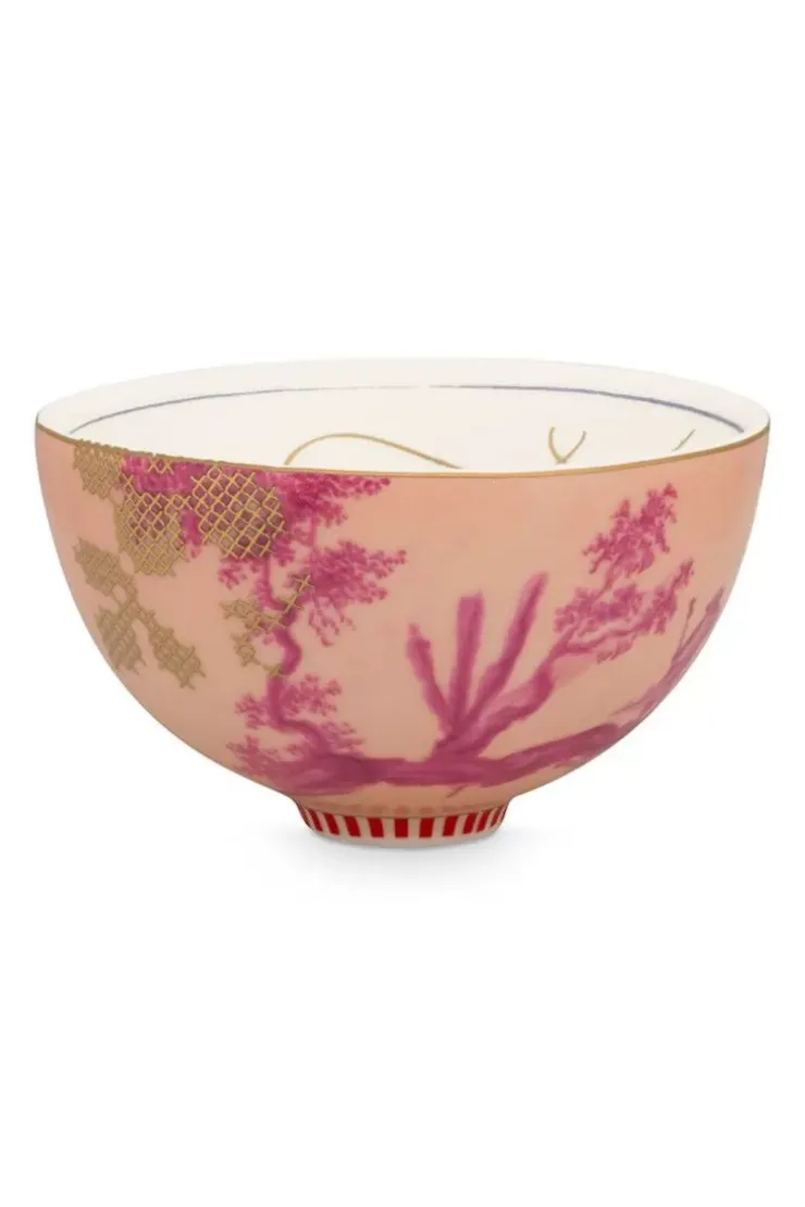 Pip Studio Heritage Kom Geverfd Roze 12 Cm Hot