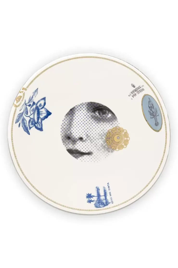 Pip Studio Heritage Kom Grens Blauw 20 Cm Discount