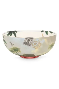 Pip Studio Heritage Kom Palm Groen 23 Cm Clearance