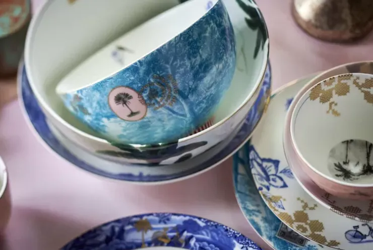 Pip Studio Heritage Ontbijtbord Palm Wit 20 Cm Online