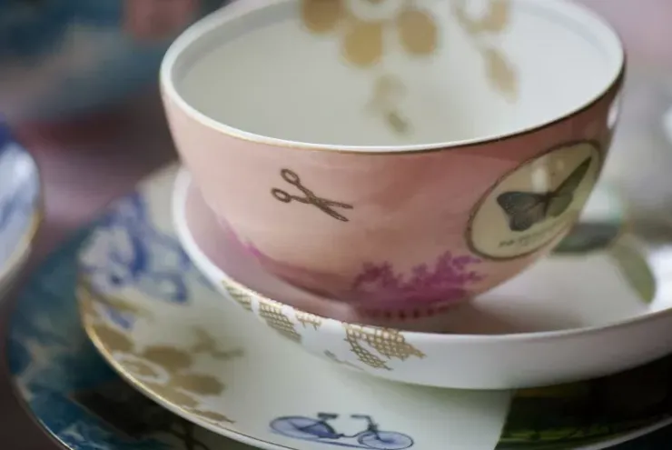 Pip Studio Heritage Ontbijtbord Palm Wit 20 Cm Online