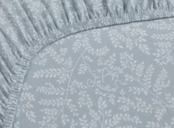 Pip Studio Hoeslaken Leafy Grijs Blauw Outlet