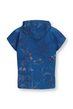 Pip Studio Hoodie Korte Mouw Isola Blauw Hot