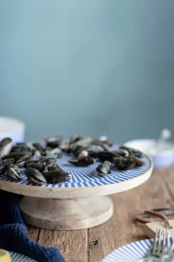 Pip Studio Houten Plateau Blauw 32 Cm Discount