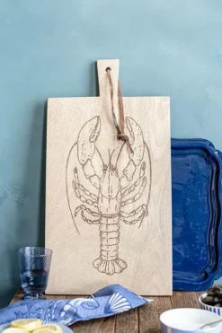 Pip Studio Houten Rechthoekig Plateau Kreeft Khaki Outlet