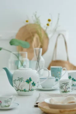 Pip Studio Jolie Set/2 Cappuccino Kop & Schotel Dots Gold Best