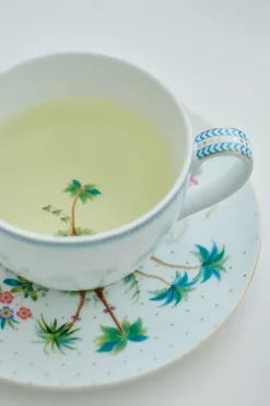 Pip Studio Jolie Set/2 Cappuccino Kop & Schotel Dots Gold Best