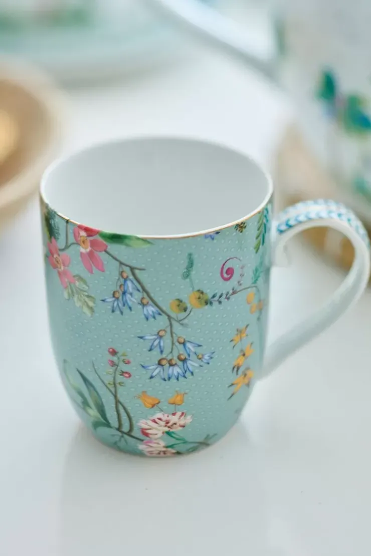 Pip Studio Jolie Set/2 Mok Klein Flowers Blauw Online