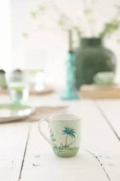 Pip Studio Jolie Set/2 Mokken Klein Gouden Stippen Groen Discount