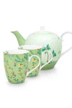 Pip Studio Jolie Thee Set/3 Groot Groen Best